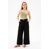 Fashion Friends Culotte Kadın Keten Pantolon 25Y0341K1