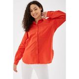Fashion Friends Etek Ucu Püsküllü Kadın Gömlek 25Y0390K1 - Kırmızı - XS