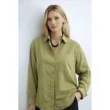 Fashion Friends Etek Ucu Püsküllü Kadın Gömlek 26Y0390K1 - Haki