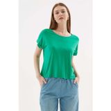 Fashıon Frıends Kadın Bisiklet Yaka Bluz 25Y0519k1