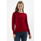 Fashion Friends Kadın Bisiklet Yaka Kazak 23k0245k1 Bordo
