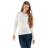 Fashion Friends Kadın Bisiklet Yaka Kazak 23K0245K1 Ekru M