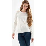 Fashion Friends Kadın Bisiklet Yaka Kazak 23K0245K1 Ekru
