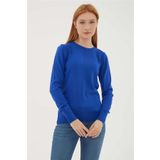 Fashion Friends Kadın Bisiklet Yaka Kazak 23K0245K1 Saks S