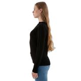 Fashion Friends Kadın Bisiklet Yaka Kazak 23K0245K1 Siyah S