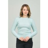 Fashion Friends Kadın Fitilli Bisiklet Yaka Kazak 23K0290K1 Mint