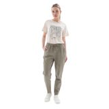 FASHION FRIENDS Kadın Jogger Pantolon, Haki, 2XL