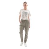 FASHION FRIENDS Kadın Jogger Pantolon, Haki, XL