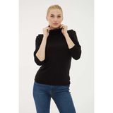Fashion Friends Kadın Kazak 25K0778K1 - Siyah - M