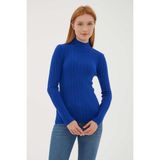 Fashion Friends Kadın Kazak Saks 23K0389K1 - XS