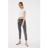 Fashion Friends Kadın Mom Jean Pantolon 23k0792k1 Gri