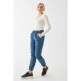 Fashion Friends Kadın Pantolon, Koyu Mavi, 34 Beden