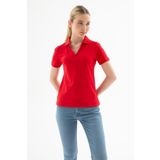 Fashıon Frıends Kadın Polo V Yaka T-Shirt 25Y0603k1