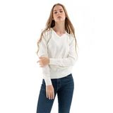 Fashion Friends Kadın V Yaka Kazak 23K0244K1 Ekru S