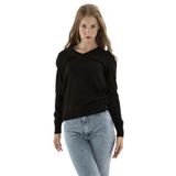 Fashion Friends Kadın V Yaka Kazak 23K0244K1 Siyah XS