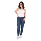FASHION FRIENDS Kadın Yüksek Bel Skinny Denim Pantolon, K.MAVİ, 38 Beden