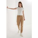 Fashion Friends Rahat Paçası Püsküllü Pantolon Bej