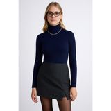 Fashion Friends Regular Fit Balıkçı Yaka Kazak Bayan Kazak 25K0780K1 - Lacivert