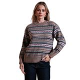 Fashion Friends Regular Fit Desenli Bisiklet Yaka Kazak Bayan KAZAK 25K0092K1