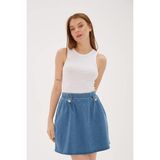 Fashion Friends Slim Fit Halter Yaka Fitilli Atlet Bayan Atlet 25Y0479K1 - Beyaz
