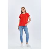 Fashion Friends Y0194K1 Kırmızı Kadın Bluz