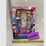 Fashion Junior Oyuncak Ikili Bebek Oyun Seti - Karlar Ülkesi Elsa ve Anna Ikili Bebek - Renkli