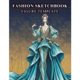 Fashion Sketchbook Figure Template: Haute Couture Croquis: 130+ Stylized Female Figure Templates and Dramatic Poses. The Sketchbook for Luxury Designs and Exclusive Collections.