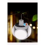 Fashion Yuvarlak Solar Led Kamp Lambası Işıldak Usb’Den Gün Işığında Şarj 5 Kanatlı 90°