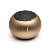 Fashionit U Mini Hoparlör | Dahili Mikrofon ve Uzaktan Deklanşörlü Şık Taşınabilir Kablosuz Bluetooth 5.0 | Ev, Partiler, Etkinlikler için Mükemmel Mini Hoparlör! Küçük Cihaz, Zengin Ses | Altın