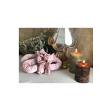 FashionSButik Pudra Pembe Isısız Saç Şekillendirme Seti Saten Saç Sosisi Saç Bigudisi Seti Saç Şekillendirici