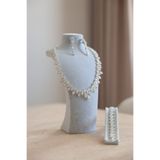 Fashion'Ss Zirkon Taşlı Bridal Set, Kolye Seti, Zirkon Takı Seti, Gelin Takısı