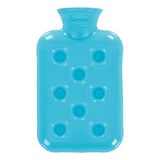 Fashy Mini sıcak su şişesi, petek desenli, 0,5 l, açık mavi