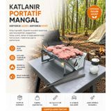 Fasmart v5.1 Lynx Mini Mangal Portatif Katlanır Kamp Ocağı