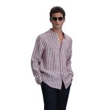 Fast Erkek Basic Gömlek Comfort Fit Bordo XL