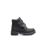 Fast Step 006SPA1001 Siyah Nubuk Hakiki Deri Unisex Çocuk Bot