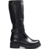 Fast Step 757KZA22500 Hakiki Deri Kürklü Kadın Siyah Klasik Çizme