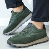Fast Step 855MA3030 Yeşil Hakiki Deri Erkek Casual Ayakkabı