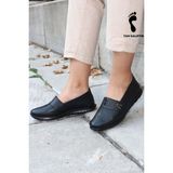 Fast Step 864ZA101 Siyah Hakiki Deri Kadın Casual Ayakkabı