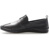 Fast Step Hakiki Deri Erkek Casual Ayakkabı 126MA308 - Siyah