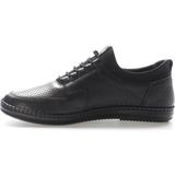 Fast Step Hakiki Deri Erkek Casual Ayakkabı 126MA420 - Siyah