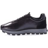 Fast Step Hakiki Deri Erkek Casual Ayakkabı 154MA9000 - Siyah