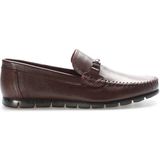 Fast Step Hakiki Deri Erkek Casual Ayakkabı 628MA06 - Kahverengi