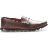 Fast Step Hakiki Deri Erkek Casual Ayakkabı 628MA20 - Kahverengi