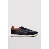 Fast Step Hakiki Deri Erkek Casual Ayakkabı 723MA065 - Lacivert