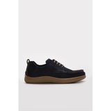 Fast Step Hakiki Deri Erkek Casual Ayakkabı 742MA215340 - Lacivert