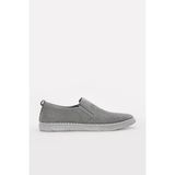 Fast Step Hakiki Deri Erkek Casual Ayakkabı 781MA1822 - Gri