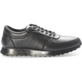 Fast Step Hakiki Deri Erkek Casual Ayakkabı 951MA556 - Siyah