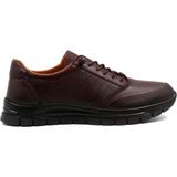 Fast Step Hakiki Deri Erkek Casual Ayakkabı 951MAF062 - Kahverengi