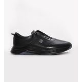 Fast Step Hakiki Deri Erkek Spor Ayakkabı 300MBA036 - Siyah