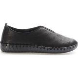 Fast Step Hakiki Deri Kadın Casual Ayakkabı 139ZA670-1 - Siyah